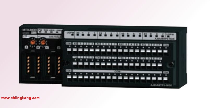 三菱 彈簧夾端子臺(tái)推入型輸入模塊 AJ65ABTP3-16D