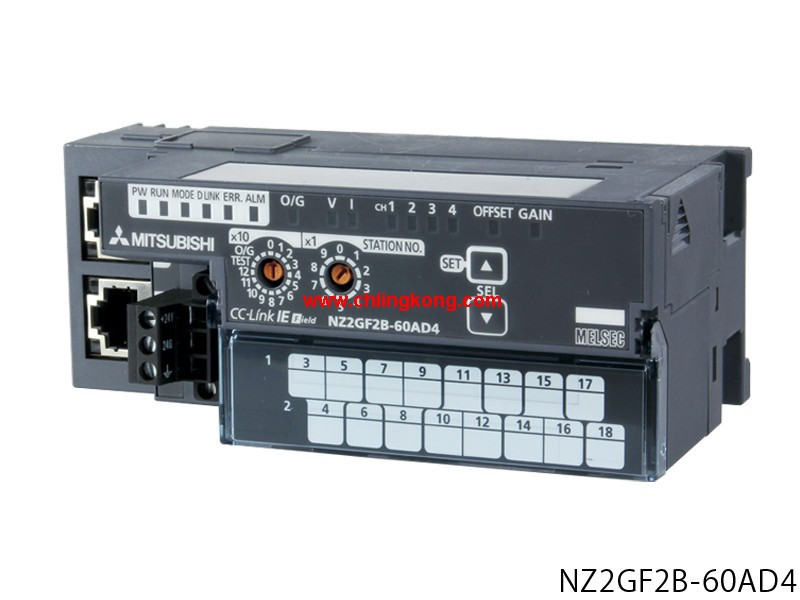 三菱 模數(shù)型遠程模擬輸入模塊 NZ2GF2B-60AD4