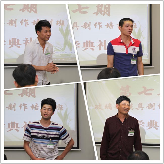 學(xué)員積極上臺做自我介紹，會議氣氛熱烈